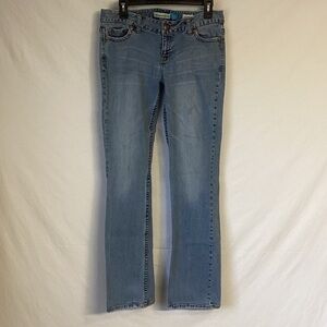 Vintage Aeropostale Hailey Skinny Flare Blue Women's Curvy Jeans Size 7/8